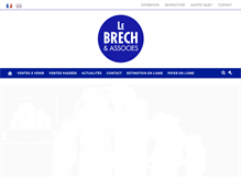 Tablet Screenshot of lebrech-associes.com